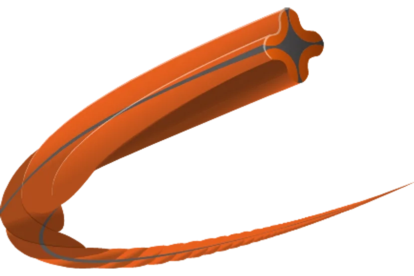 Flaks Husqvarna WHISPER TWIST - 3,0 mm x 210 m