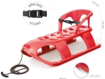 Dječje sanjke BEZZY SEAT sa sjedalom - Crvene