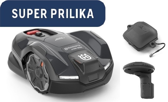 Husqvarna Automower 410XE NERA + GRATIS EPOS modul Plug-In modul + antena RS1 (do 100m domet)