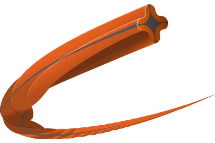 Flaks Husqvarna WHISPER TWIST - 2,7 mm x 210 m